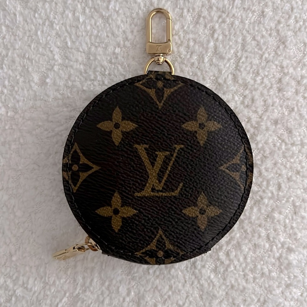 Louis Vuitton Monogram Multi Pochette Accessories Round Coin Purse